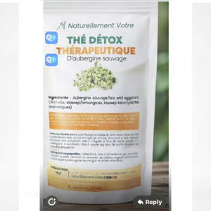 Thé Détox Thérapeutique d'Aubergine Sauvage